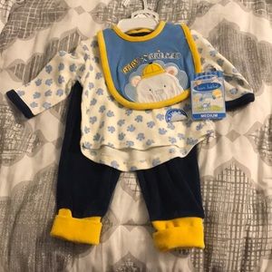 Baby boy outfit with bib